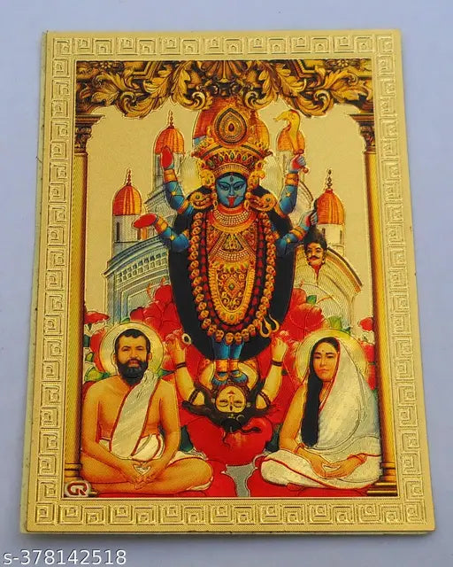 Dakhineshwar Kali Mata Golden Pocket Sticker Yantra