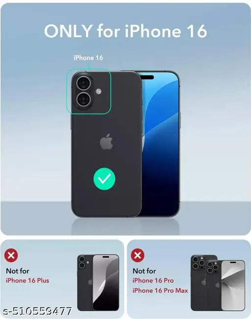 Cover For iPhone 16 | Black