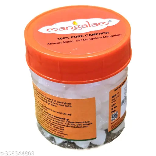 50g Pure Camphor Tablets | Kapoor for Puja & Havan | 100% Shudh Kapur