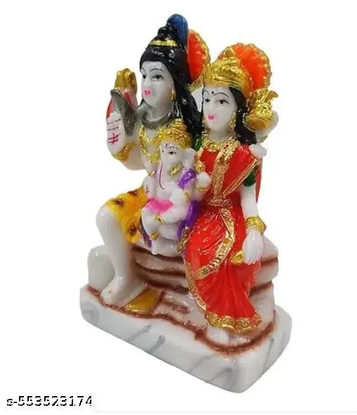 SG Lord Shiv" Parivar Idol Shiv Parvati God Shiva Family Statue "Spiritual Puja Vastuu