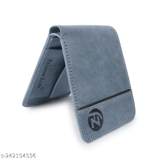 Fashion Zone Men Trendy, Travel, Formal, Evening/Party, Casual, Ethnic Blue Artificial Leather Wallet  (5 Card Slots)