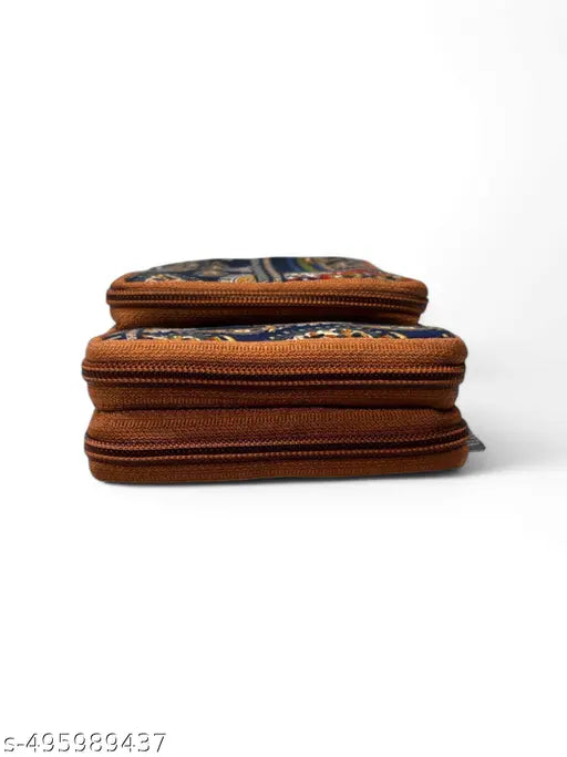 Mas navi Blue Sling Bag For Carry Mobile Design for Women & Girl