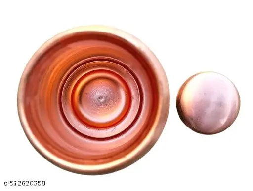 Copper + Morpankh Printed Copper Water Bottle,  Printed bottle, Copper bottle, 900 ml Bottle