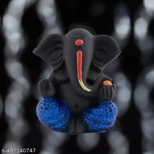 Ganesh Chaturthi Special White Ganesha with Diamonds & Tricolor Brass Base