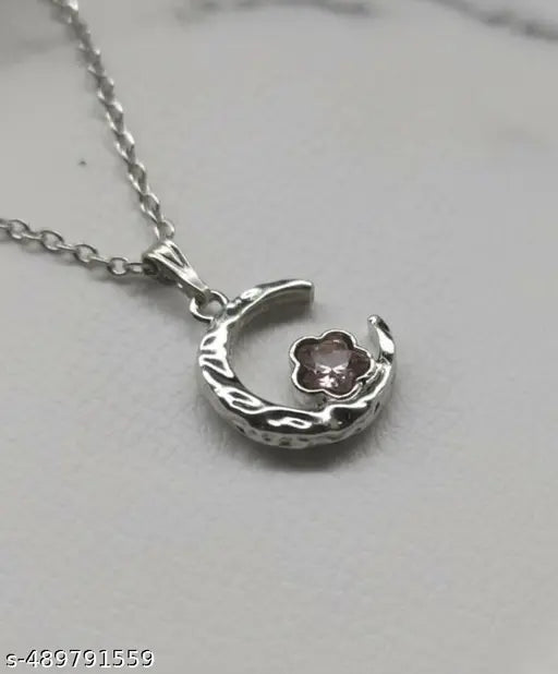 V&R ENTERPRISE New Design Premium Quality bow Ribbon Dolphin Moon Pendant Chain