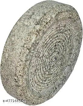 Turmeric Grinding Mortar Stone Rubbing Stone Small size / Sandalwood (16 x 16 x 4 cm)- Pack of 1  turmeric grinding stone is a natural rubbing stone made used for Rubbing herbs, spices, sandal chandan