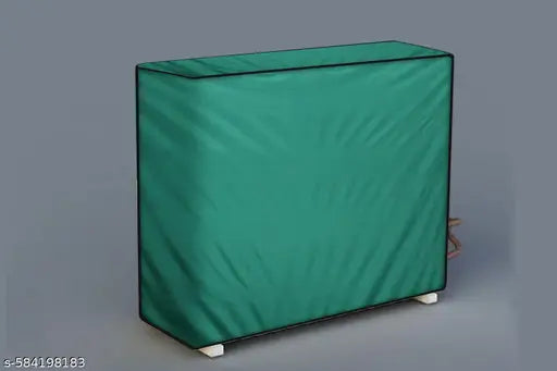 Waterproof Split AC Outdoor Unit Cover | Dustproof, Durable Protection for 1.5 Ton Air Conditioner (Green)