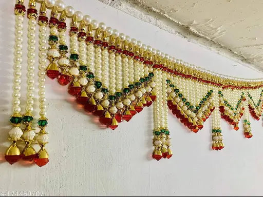 Jack Lawrence Traditional Fine Art Handmade Toran Multicolored Silk for House Decorations Toran