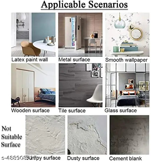 Silver Sun Flame 12 Square Silver 3D Acrylic Mirror Wall Sticker Decoration for Kids Room/Living Room/Bedroom/Office/Home Wall.