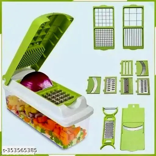 Kitch Queen Tradlink 12 in 1 Vegetable Chopper , Nicer Dicer, Slicer, Cutter, Chopper