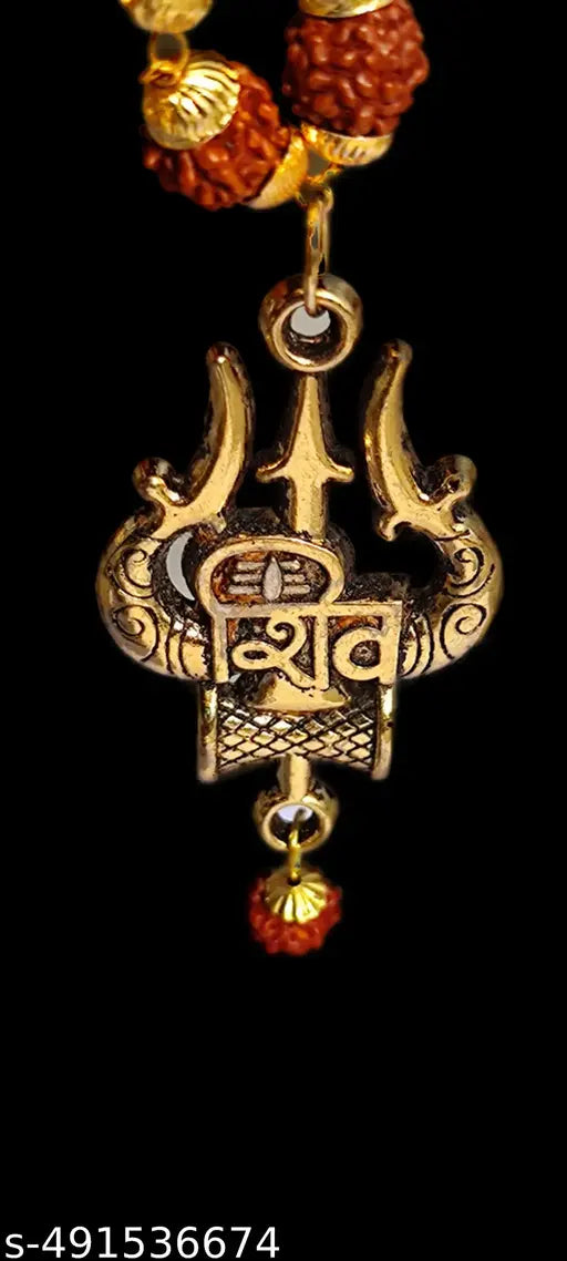 5 Mukhi Rudraksha Cap Mala For Men And Women