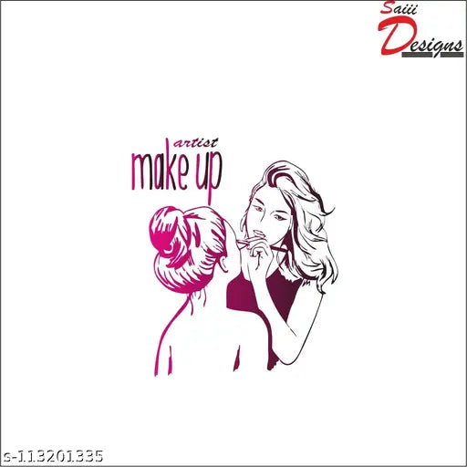 Artist Make Up Wall Sticker to add life to your  Walls (Medium)