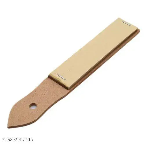 Artistic Point Sharpening Tool: Sandpaper Paddle and Strip for Charcoal Pencils and Paper Stumps