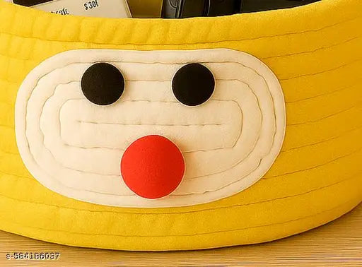 Yellow Munna – Cute Face Storage Basket | प्यारी स्टोरेज टोकरी