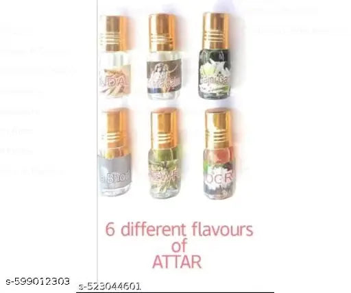 Perfume Natural Non-Alcoholic Long Lasting Attar for laddu gopal ji & men and women / fresh natural Original sughandhit Each 3 ML Combo Set 3 (12 IN 1)
