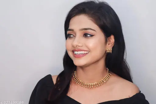 jewellery,choker,necklace,jewellery set,indian wedding jewellery set,Maangalyam/Murukku,south,indian,maharastrian,highquality set for women girls