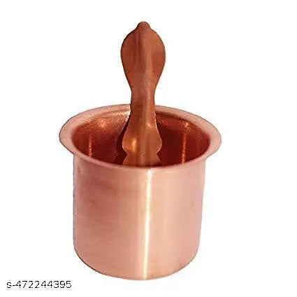 Set of Panchpatra and Pali (Vessel, Spoon) for Abhishek in Pooja/Hawan.