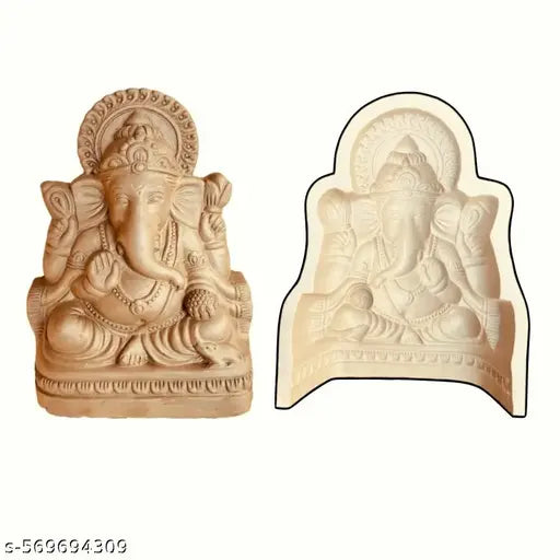 8.5 inch  Ganesha Making Mold/Mould