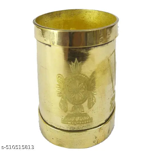 Brass Kubera Kuncham (7 cm)