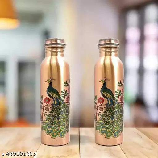 Forgex Peacock Copper Bottle 1000 Ml Premium Quality