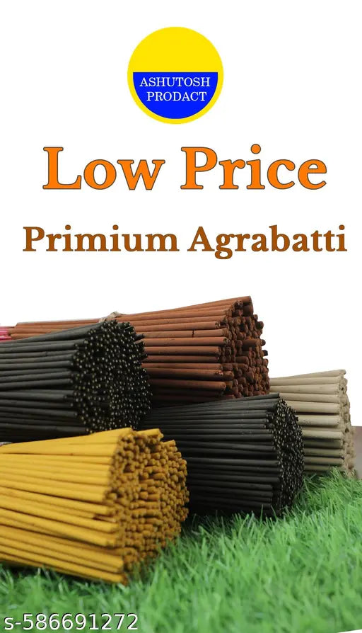 Premium fragrance incense combo pack -5 in 1 (80g×5=400g) gulab,kasturi,pinapal,gugal,loban parfect for daily pooja