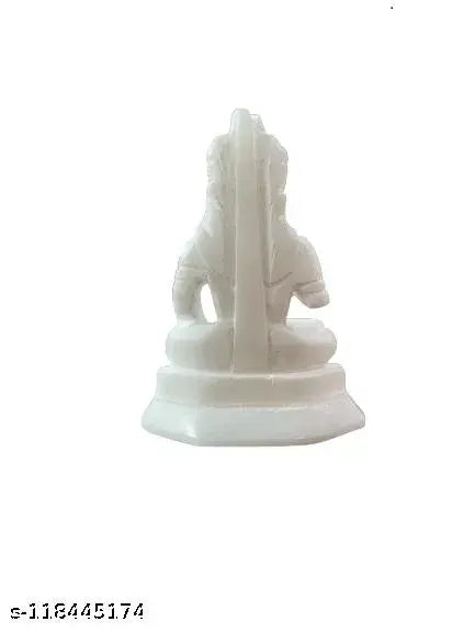 shiv  JI Statue marble / Murti/ Idol 5inch(8CM)(white,marble)