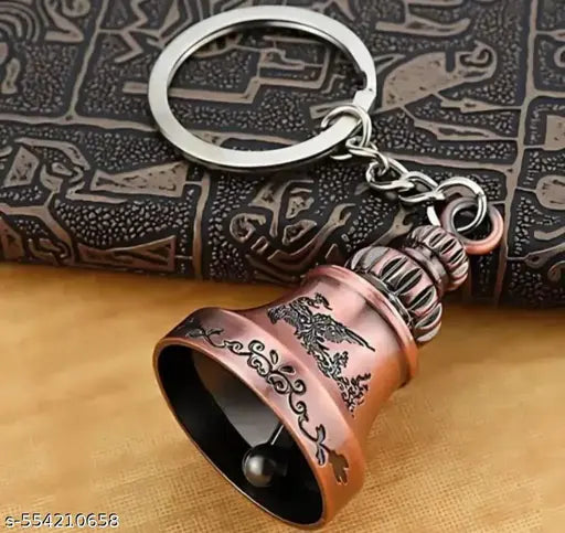 Primum quality Metal Bell Guardian Bell  Tibetan Bell keychains Lucky Bell Key Chain Good Luck Sw  Love it primum  Temple Bell Good Luck Swiss  Handcrafted Metal Bell Keychains Temple Bell Pack Of 1