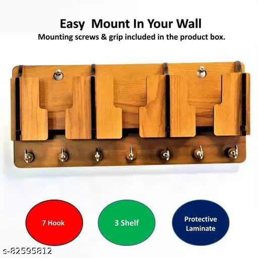 Best Key Holder with 3 Mobile Pocket