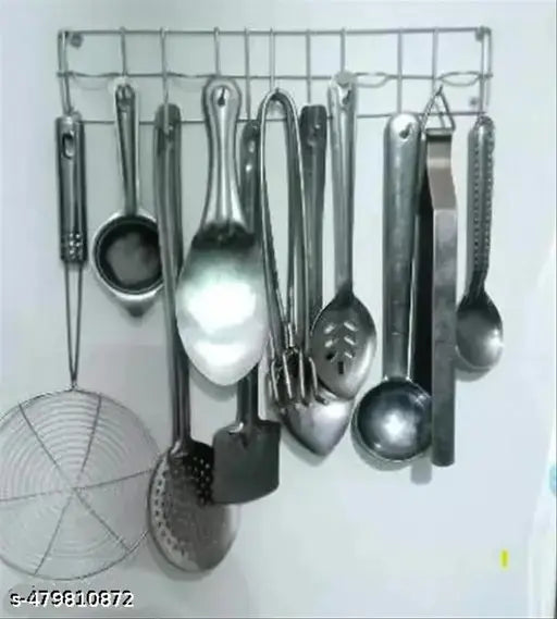 ALIGHT  Stainless Steel Spatula / Laddle / Kitchen Cloth Must for your Kitchen / Bathroom / Living room / washroom / Bedroom / Dressing Room/Kitchen Racks & Holder Its useful for kitchen & home