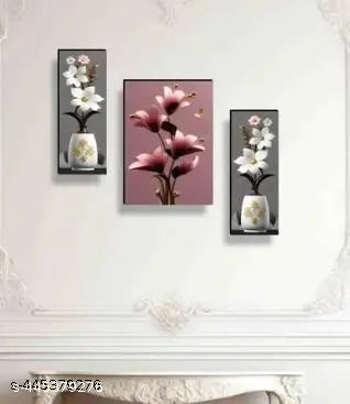 Set Of 3 Wall Painting For Living Room Home Décor Gift Item Etc