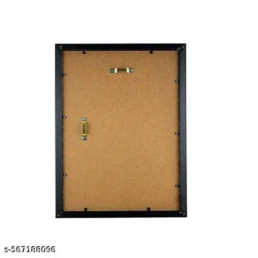 Krishna with Cow – Framed Wall Art | Spiritual Hindu Decor for Home & Temple | Vibrant Bal Gopal Poster with Peacock Feathe