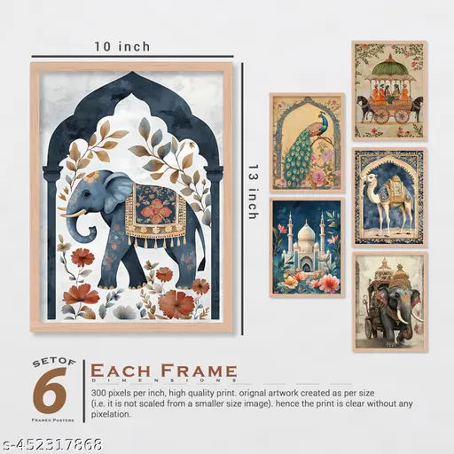 Madhubani Pichwai Traditional Indian Wall Painting For living Room Bedroom Decoration