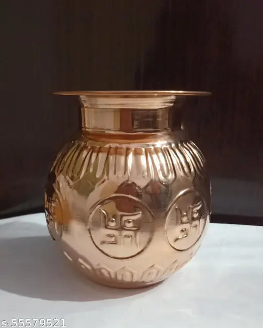 Copper Kalash For Pooja Karvachuath Kalash