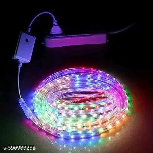4 Meter Rope Led Strip Lights – Outdoor Lights Waterproof for Balcony Decoration,Home Decor & Diwali Decoration| RGB Strip Light for Diwali Decoration with Mode Change Controller (Multicolor)