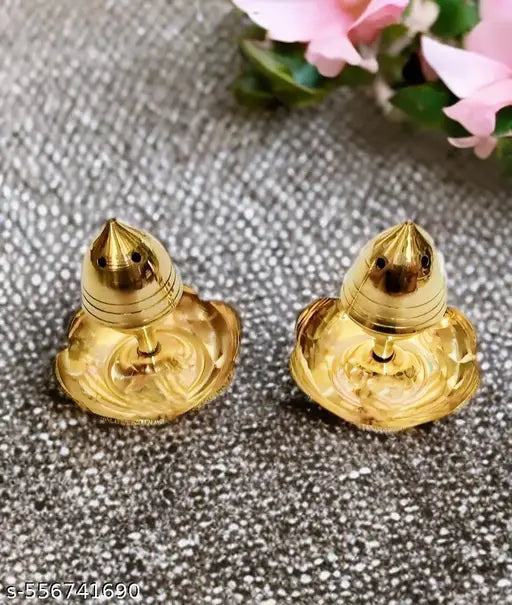 Brass Agarbatti Stand Combo Pack ,Brass Incense Stick Holder ,Puja items Agarbatti Stand Brass Incense Holder. (Pack of 2