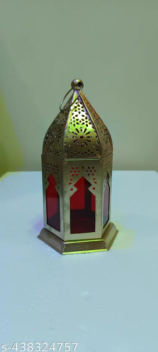 F N S Handicrafts Decorative Hanging Lantern/Lamp with t-Light Candle