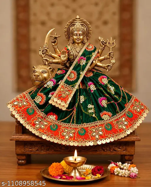 Navratri Special Dress for Mata Rani / Maa Durga Idol – 5 Inch