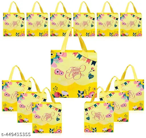 12 pcs Return Gift Bags for Kids Birthday Party, Thankyou Gift Bags, 12 pcs Birthday Return Gifts Party Favor Return Gift Navratri Gift Bags for Kanya Thankyou Gift Bags for parties festivals