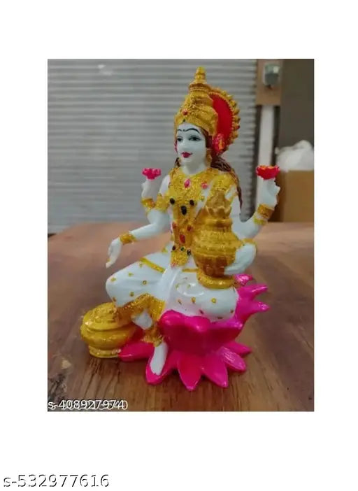 Affordable Marble Laxmi Ji Murti | Imported Marble Idol of Laxmi Mata for Home & Office | Bring Positivity, Prosperity, & Wealth | Ideal for Akshaya Tritiya, Wedding Season, Festivals, & Auspicious Gifting