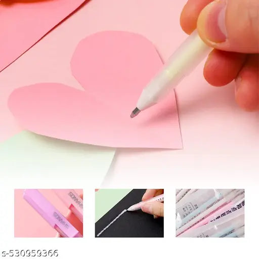 Pack of 3 Glue Pens for Kids & Crafts – Mess-Free Precision Liquid Adhesive Pens | Non-Toxic & Quick-Drying Glue for DIY, Scrapbooking & School Projects"