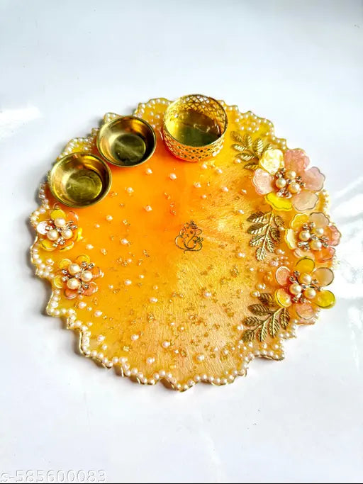 Pooja thali tilak thali aarti thali