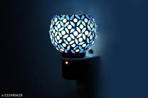Multi Purpose Electric Kapurdani Oil Burner,Air Freshner Cum Lamp with On Off Switch to Toggle Between Burner and Lamp ( Color Pattern Design may Assorted Shipped As Per Availablity )