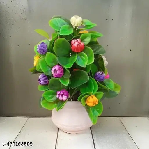 TEENA Artificial Flower fancy artificial plants home , office and kitchen decoration purpose. ( set of 01 )