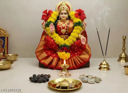 Combo of 3 Kamalgatta, Gomti Chakkra, White Kaudi, Laxmi Mata Metal Plate with Laxmi Foot and Tortoise, Laxmi Mata Pooja Samagri Kit (Pack of 21)