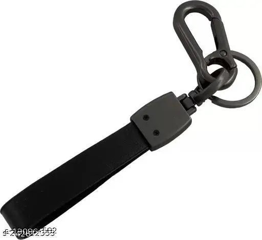Stylish Men Black Stainless Steel Bike Keychain (Pack-1)