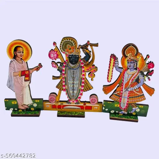 Vamana avtar of lord Vishnu ji and Yamuna ji mdf statue