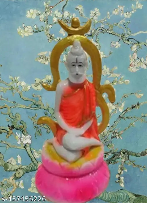Model Gift House. Loknath Baba Idol Statue Lokenath Decorative Showpiece-18 cm. Marble (multicolour)