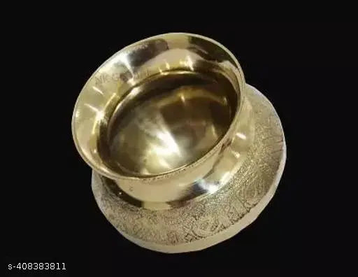 Gold Brass Kalash Lota Brass Kalash - 3.5 inch