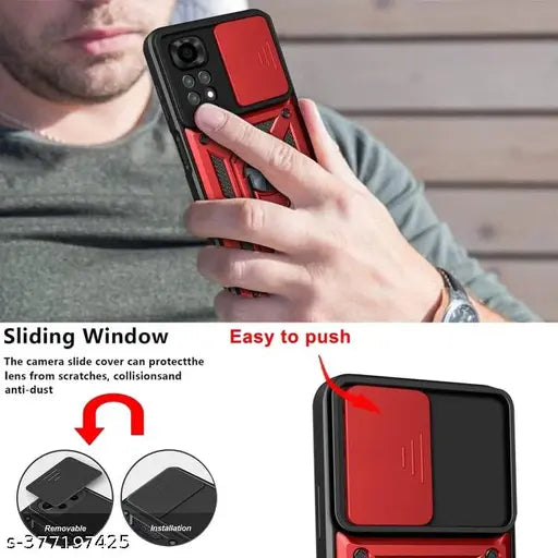 Vackuze Back Cover For vivo Y16 (RED)