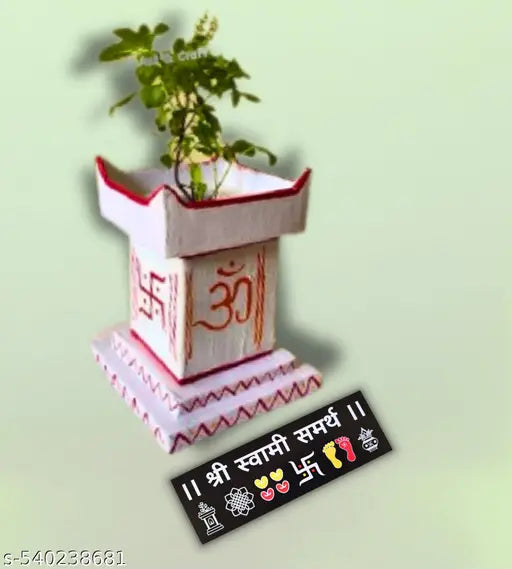 ME Art - 'Shri Swami Samarth(Black)' - Ready Rangoli - Sunboard -12 x 4